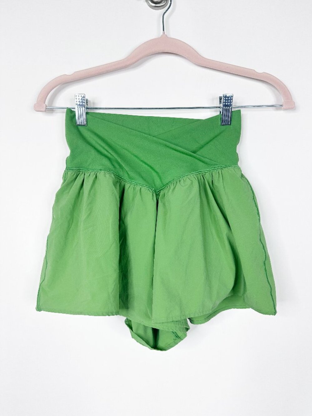 2/$30 Offline by Aerie Ruffle High Rise Athletic Tennis Skort Green Small #A1944 - Picture 3 of 6